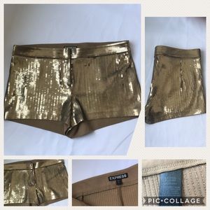 Sequen express bronze Patty shorts